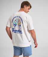 Mens Ice Cream Graphic Tee - Ivory