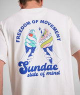 Mens Ice Cream Graphic Tee - Ivory