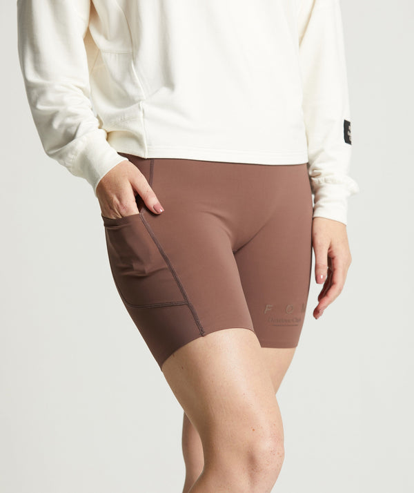 Ladies Outdoor Warm Up Short - Wild Fig