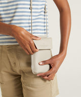 Crossbody Cellphone Pouch - Ivory