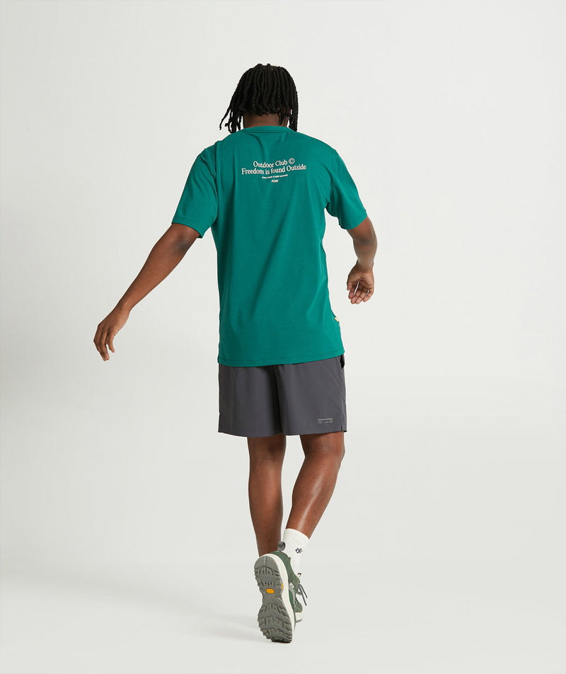 Mens Outdoor 4 Way Stretch Shorts - Slate Charcoal