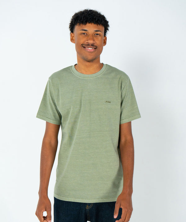 Mens Vintage Washed Tee - Sage