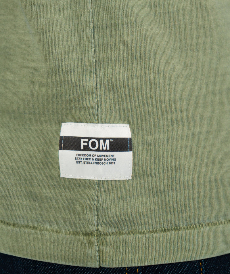 Mens Vintage Washed Tee - Sage