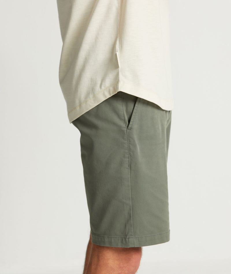 Mens Cotton Chino Shorts - Teal