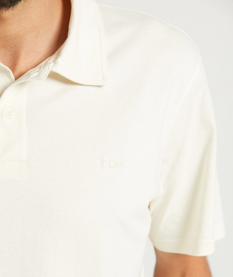Mens Organic Cotton Golfer - Ecru