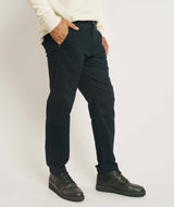 FOM x Kolisi Brushed Twill Tapered Pants - Black