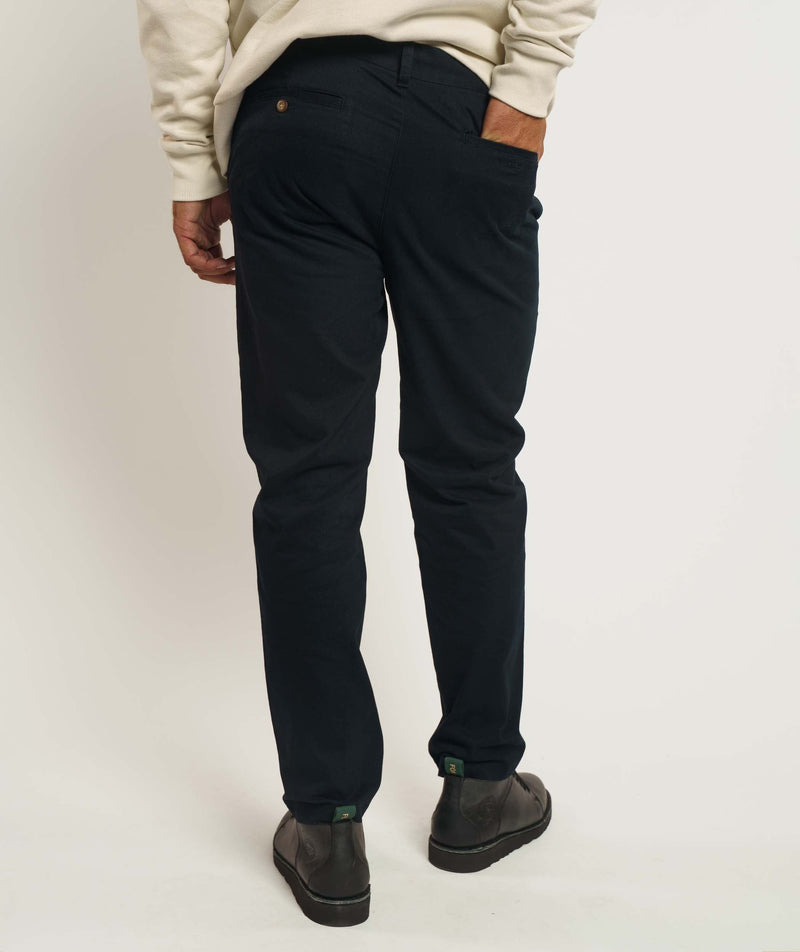 FOM x Kolisi Brushed Twill Tapered Pants - Black