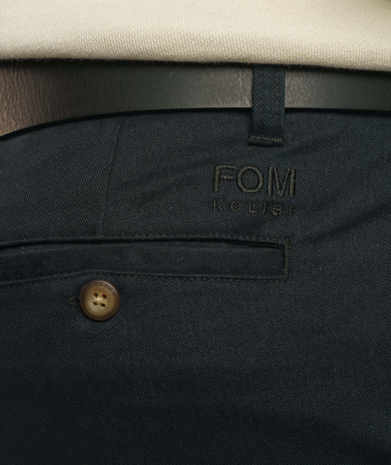 FOM x Kolisi Brushed Twill Tapered Pants - Black