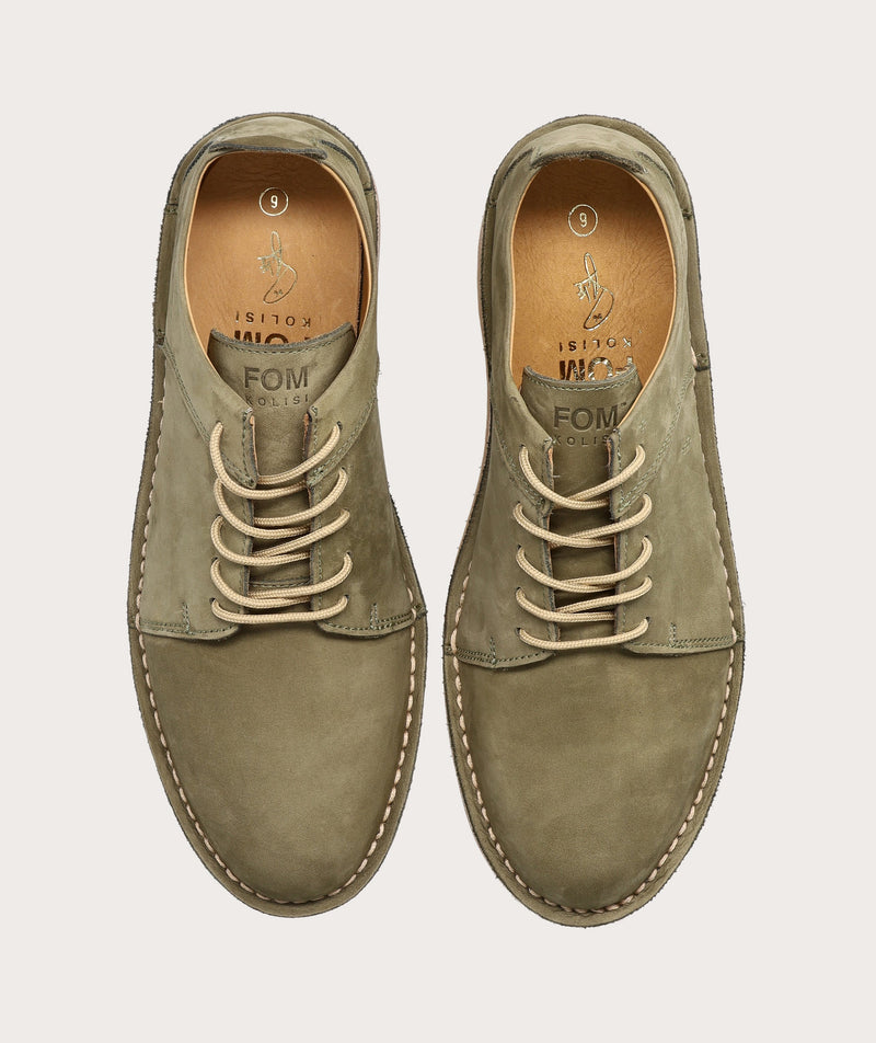 FOM x Kolisi Vellies Standard Low-Cut - Field Green
