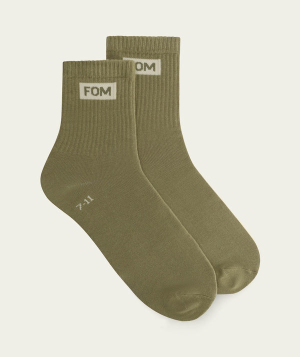 Socks Active - Olive FOM (Size 7-11)