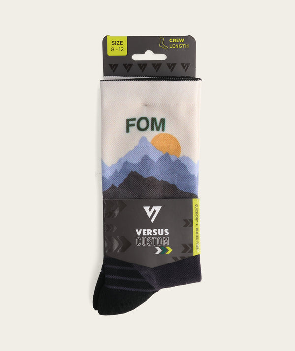 FOM x Versus Socks/ Stormy Horizon (Size 8-12)