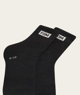 Socks Active Twin Pack - Grey Melange & Black (Size 8-12)