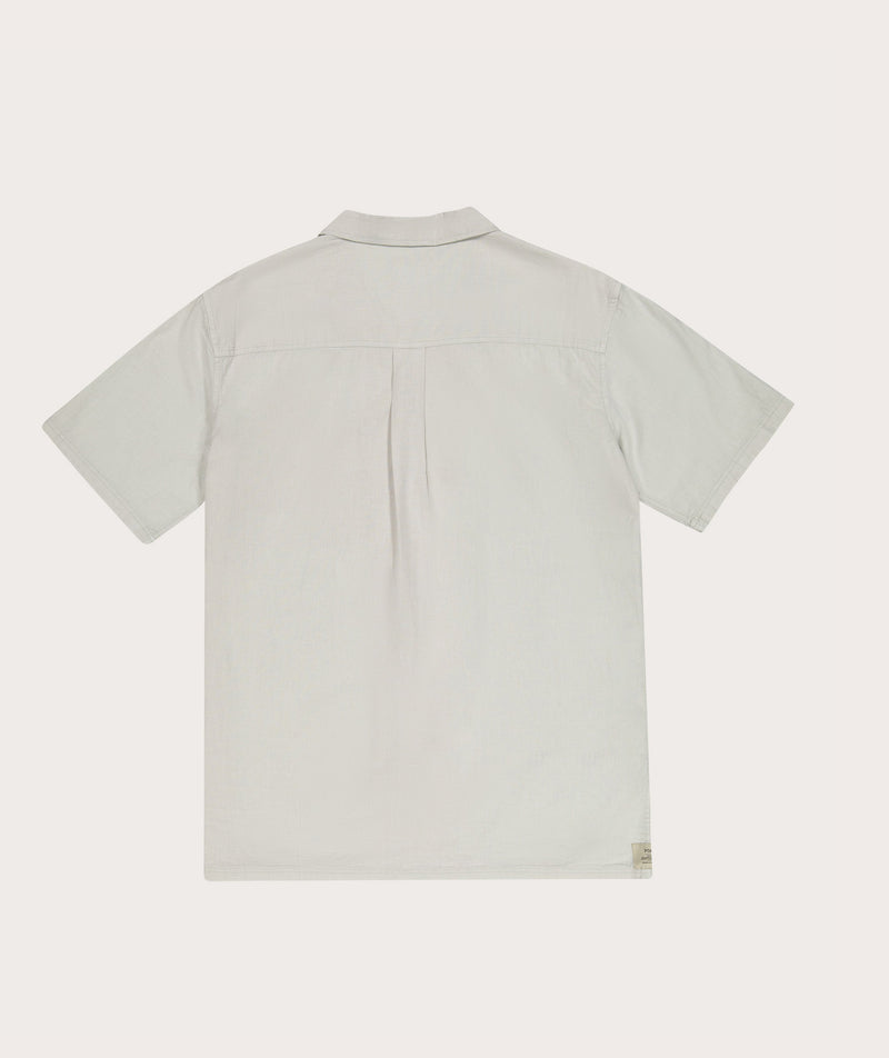 Men's Camp Collar Short Sleeve Shirt - Washed Seafoam