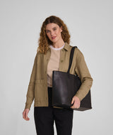 Tina - Pebble Black