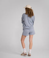 Ladies Windhond 1/4 Zip Sweater - Pearl Blue
