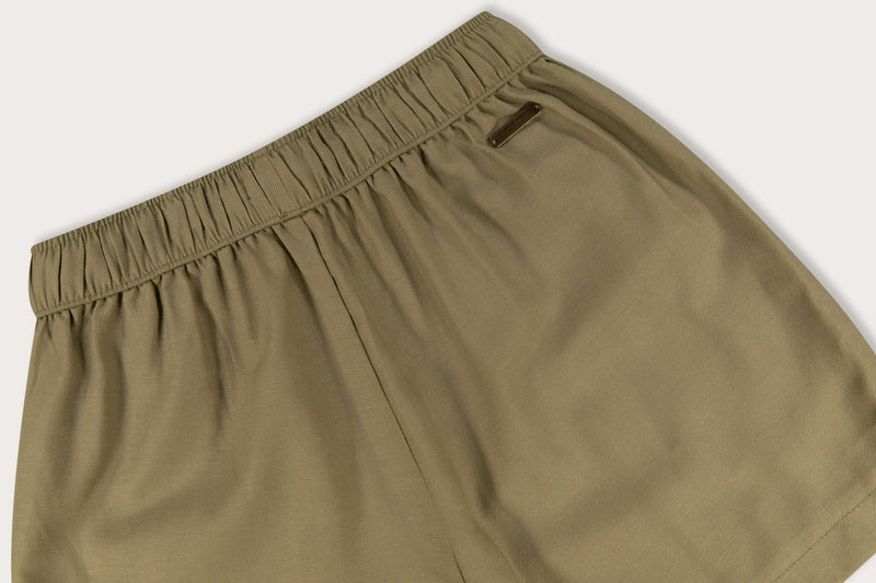 FOM Ladies Drawcord Shorts Olive