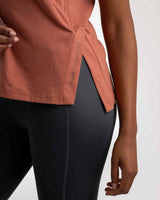 Ladies Versatile Outdoor Tee - Clay