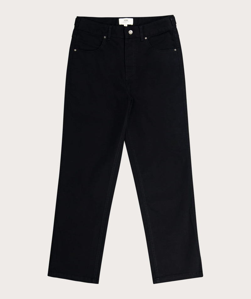 Ladies Regular Fit Pants - Black