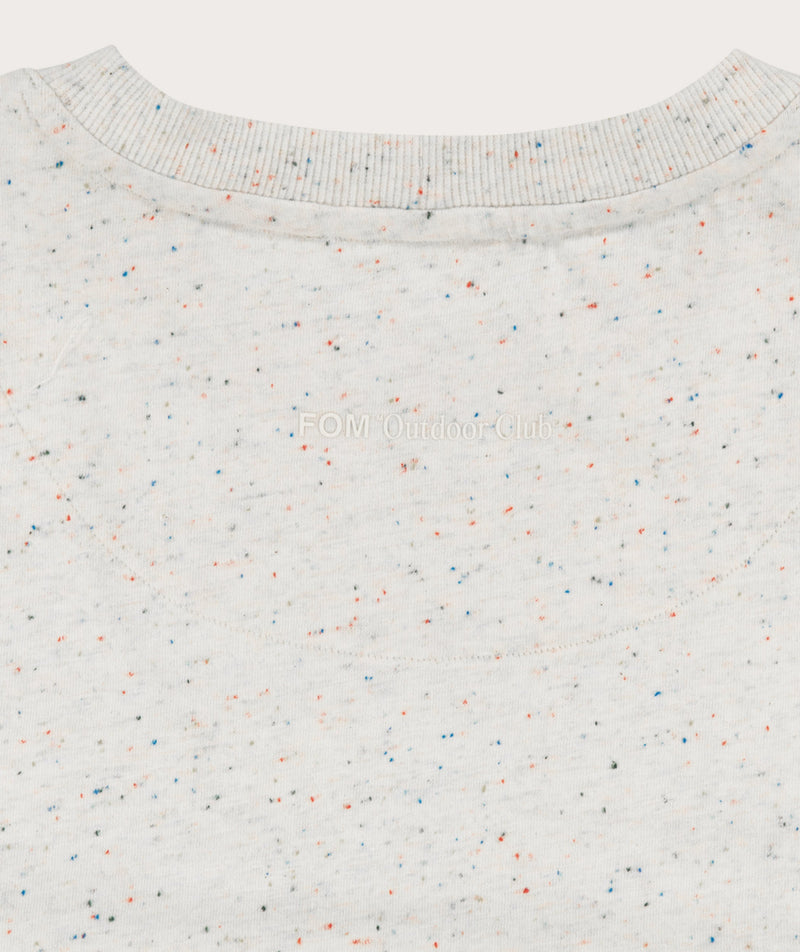 Ladies Outdoor Long Tee - Speckled Stone