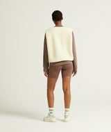 Ladies Fleece Gilet - Butter