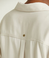 Ladies Long Sleeve Slim Fit Shirt - Light Grey