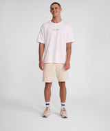 Mens Drop Goal Graphic Tee - Ivory