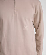 Mens 1/4 Zip Sweatshirt - Oyster