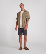 Mens Cotton Chino Shorts - Charcoal