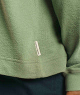 Mens Long Sleeve Textured Tee - Sea Spray