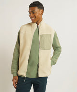 Mens Long Sleeve Textured Tee - Sea Spray