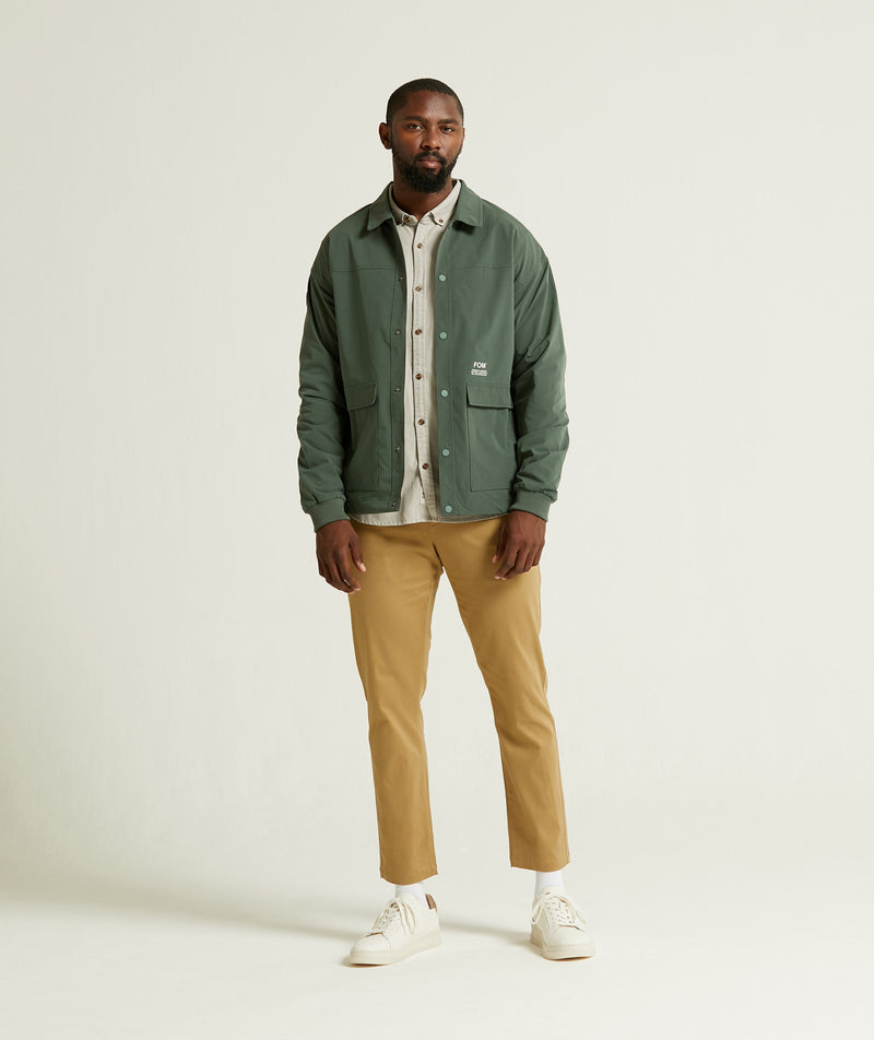 Mens Athletic Skinny Chino - Stone