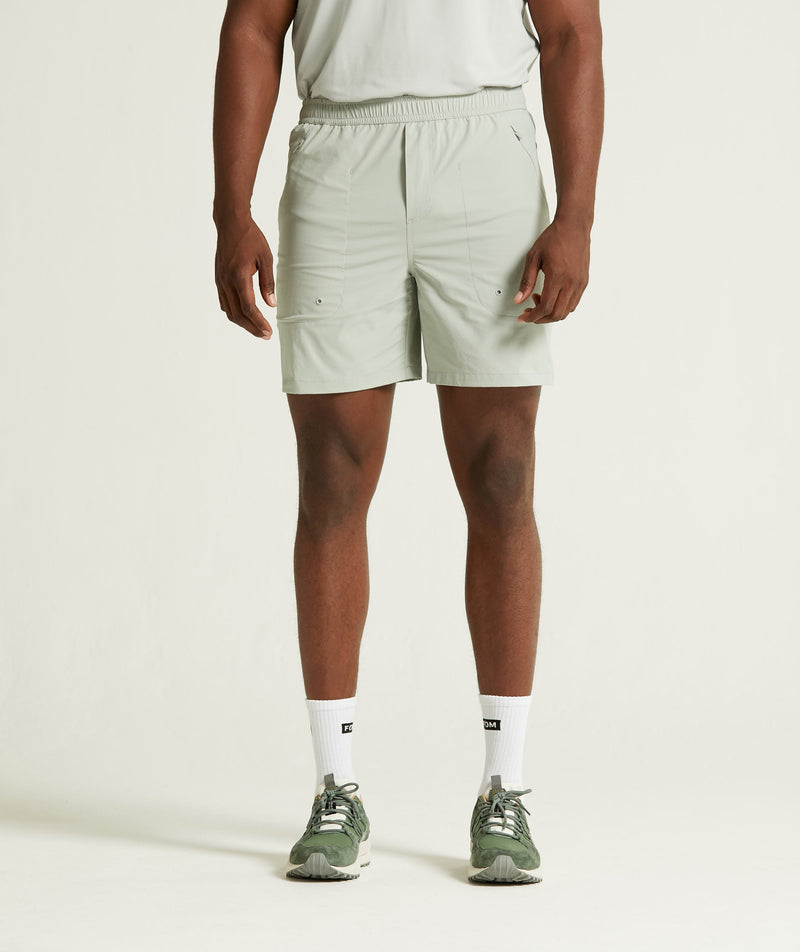 Mens Micro-Ripstop Shorts - Mineral Grey