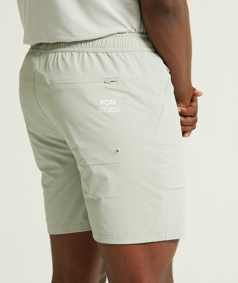 Mens Micro-Ripstop Shorts - Mineral Grey
