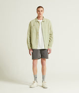 Mens Cotton Drawcord Shorts - Charcoal