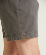 Mens Cotton Drawcord Shorts - Charcoal