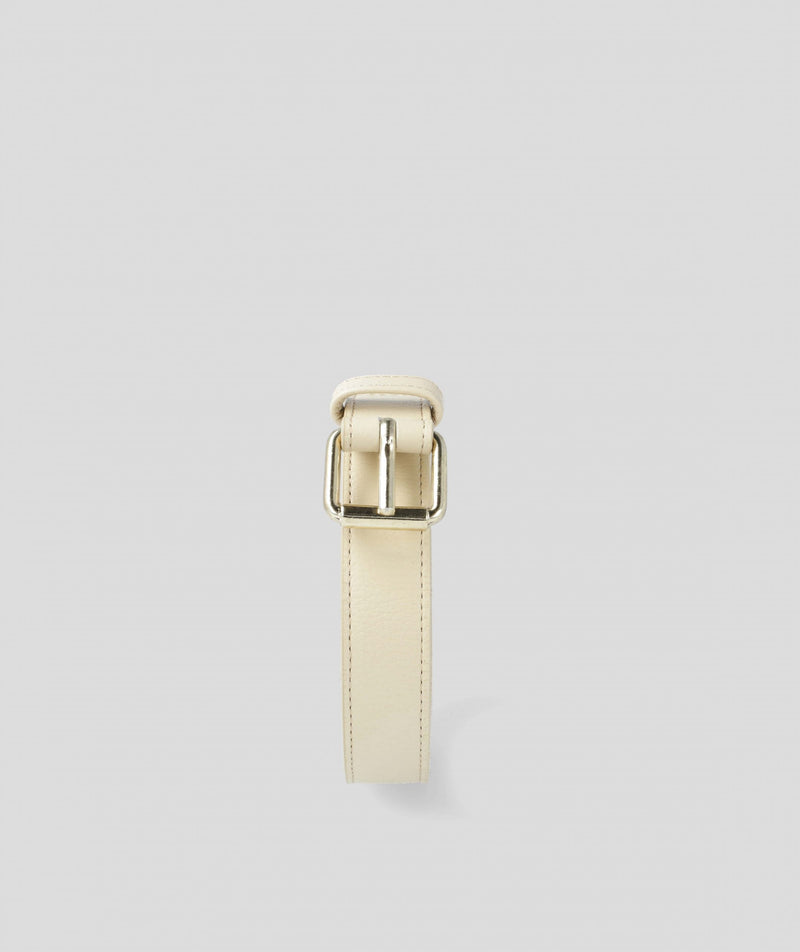 Ladies Nude Belt - Gold Buckle