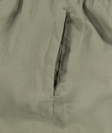 Ladies Linen Blend Drawcord Shorts - Seafoam Green