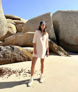 FOM Ladies Button Up Dress - Ecru