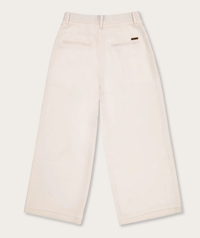 FOM Ladies Cropped Trouser White